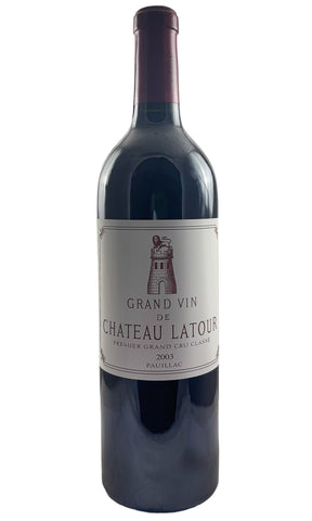 Bottle of Chateau Latour, Pauillac, 2003 - Red Wine - Flatiron Wines & Spirits - New York