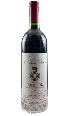 Bottle of Chateau Le Bon Pasteur, Pomerol, 1998 - Red Wine - Flatiron Wines & Spirits - New York