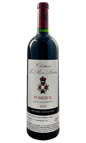 Bottle of Chateau Le Bon Pasteur, Pomerol, 2010 - Red Wine - Flatiron Wines & Spirits - New York
