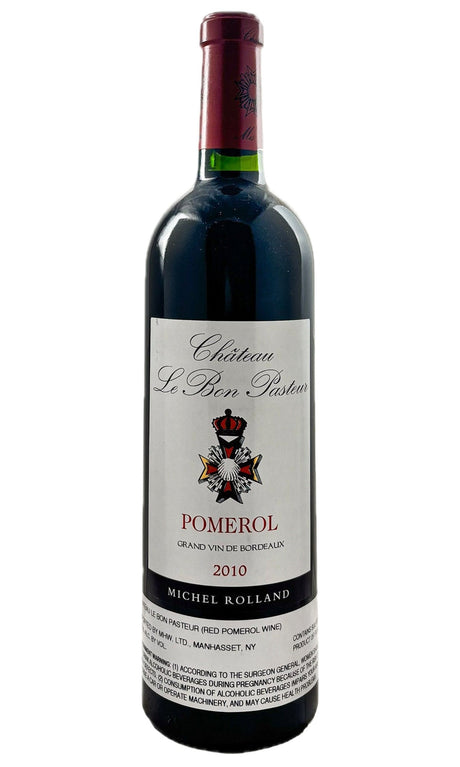 Bottle of Chateau Le Bon Pasteur, Pomerol, 2010 - Red Wine - Flatiron Wines & Spirits - New York