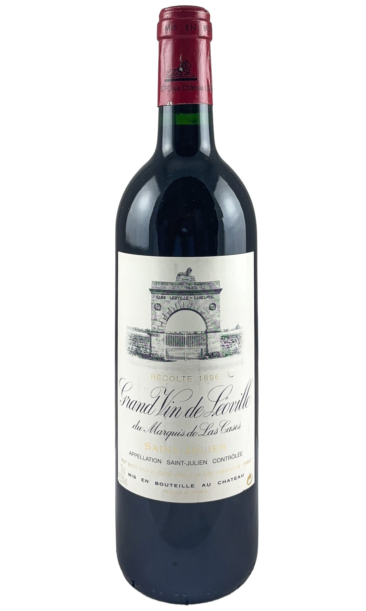 Bottle of Chateau Leoville Las Cases, Saint-Julien, 1996 - Red Wine - Flatiron Wines & Spirits - New York