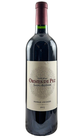 Bottle of Chateau Les Ormes-de-Pez, Saint-Estephe, 2015 - Red Wine - Flatiron Wines & Spirits - New York