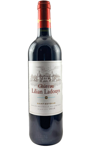 Bottle of Chateau Lilian Ladouys, Saint-Estephe Cru Bourgeois, 2016 - Red Wine - Flatiron Wines & Spirits - New York