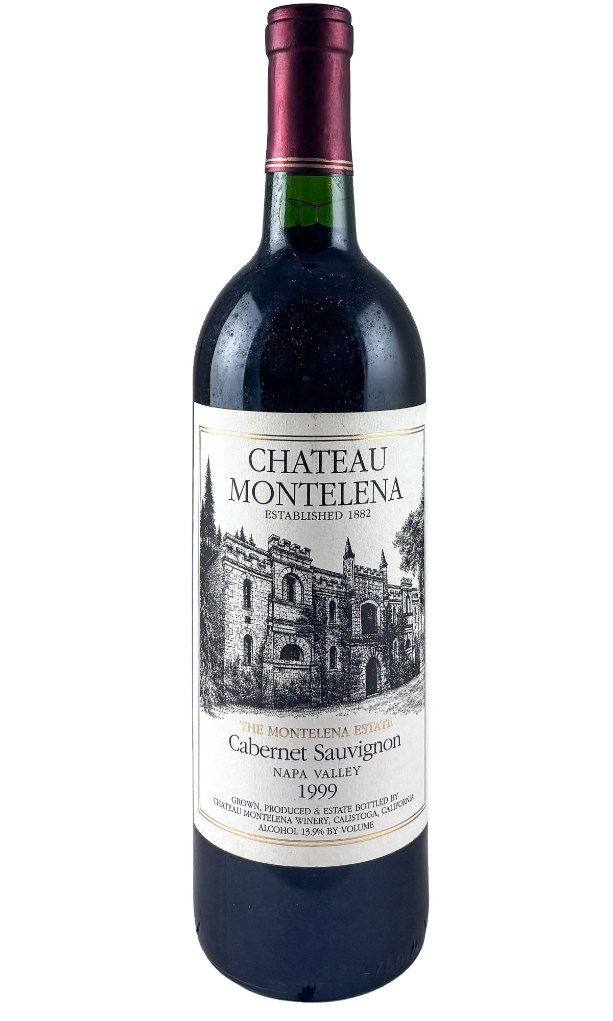 Bottle of Chateau Montelena, Cabernet Sauvignon Estate, 1999 - Red Wine - Flatiron Wines & Spirits - New York