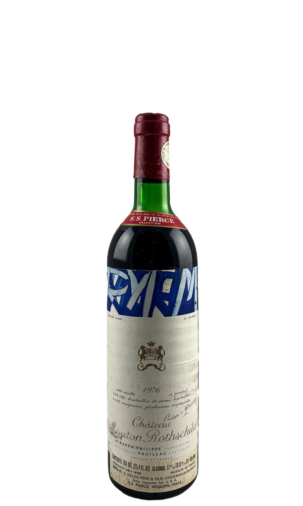 Bottle of Chateau Mouton-Rothschild, Pauillac, 1976 - Red Wine - Flatiron Wines & Spirits - New York