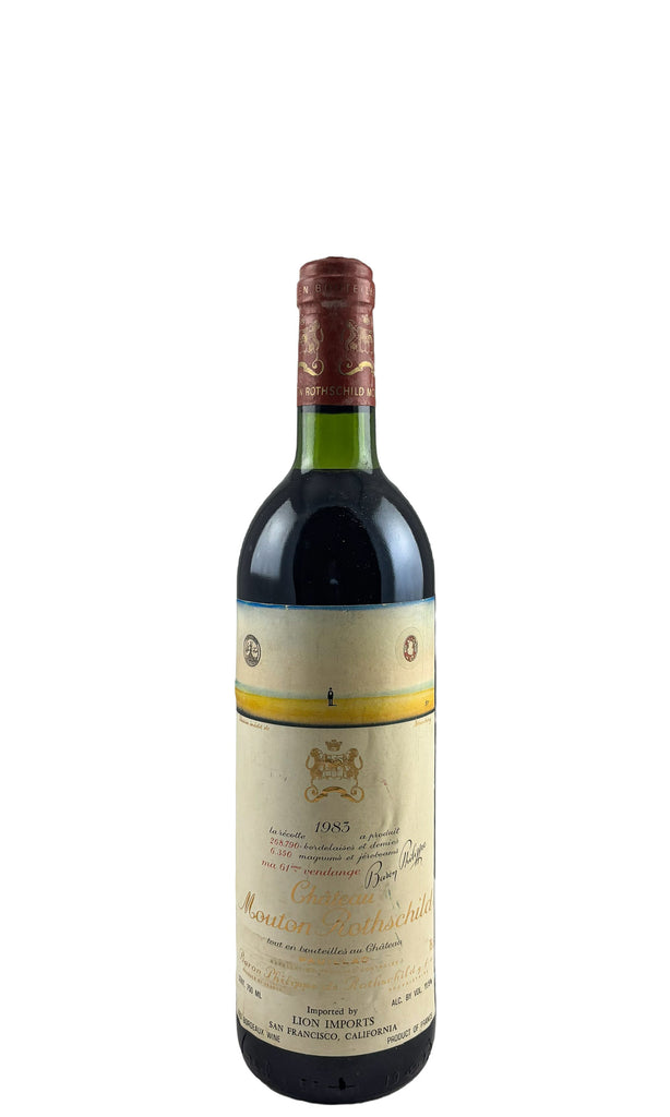 Bottle of Chateau Mouton-Rothschild, Pauillac, 1983 - Red Wine - Flatiron Wines & Spirits - New York