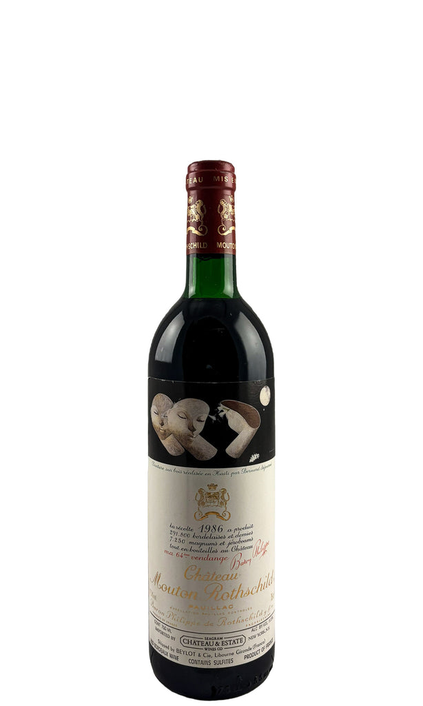 Bottle of Chateau Mouton-Rothschild, Pauillac, 1986 - Red Wine - Flatiron Wines & Spirits - New York