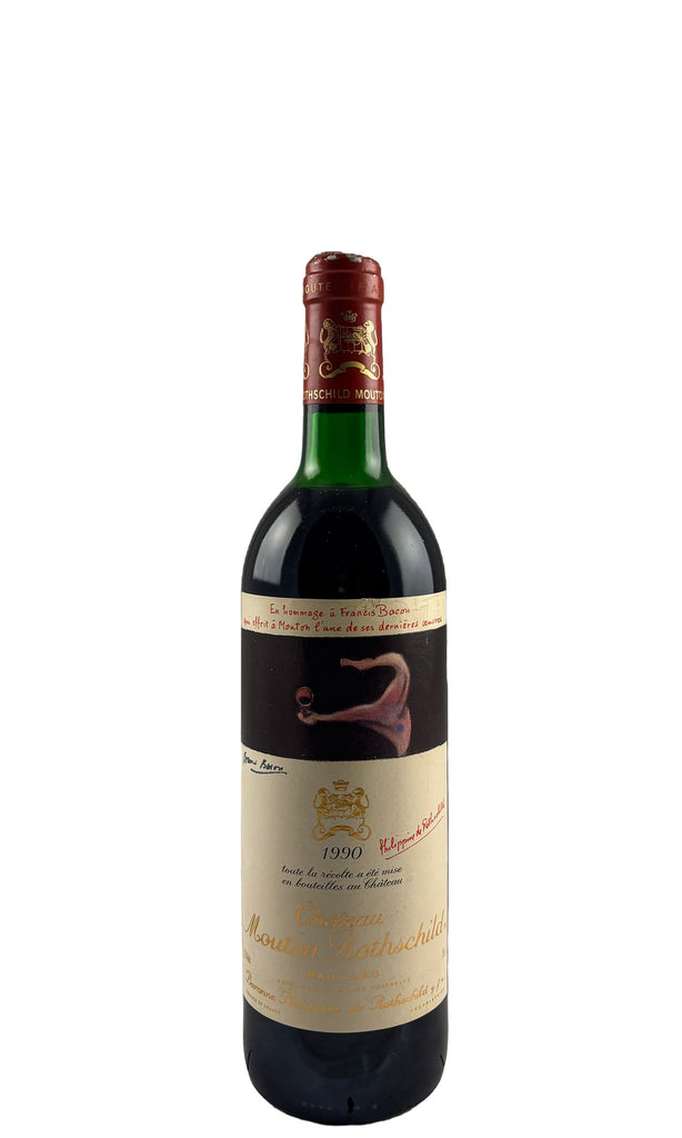 Bottle of Chateau Mouton-Rothschild, Pauillac, 1990 - Red Wine - Flatiron Wines & Spirits - New York