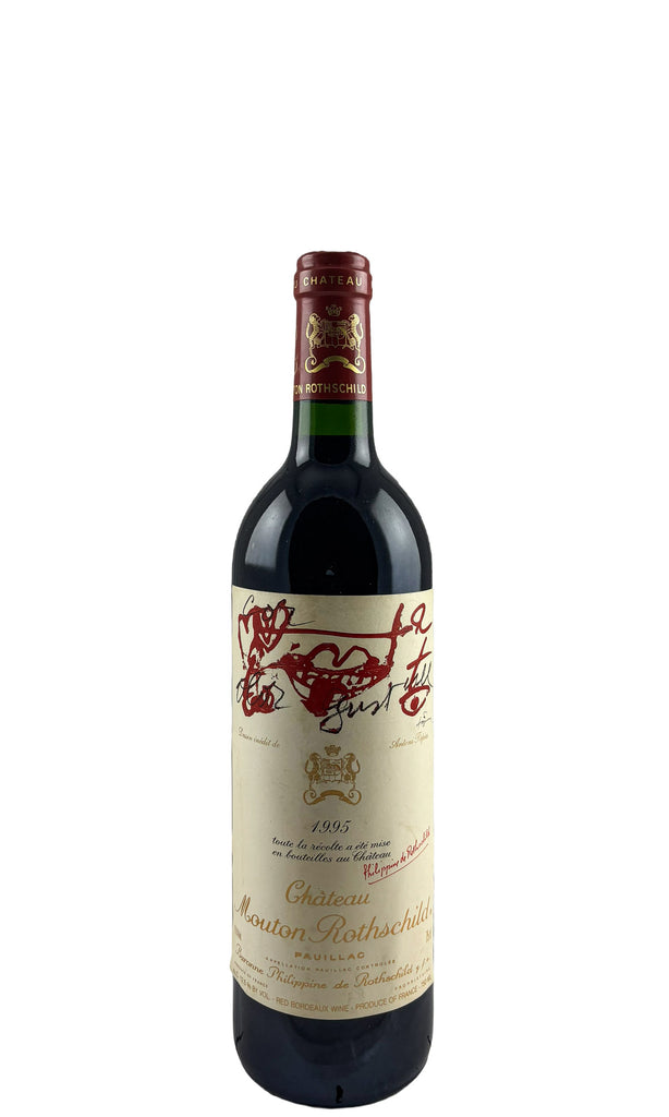 Bottle of Chateau Mouton-Rothschild, Pauillac, 1995 - Red Wine - Flatiron Wines & Spirits - New York