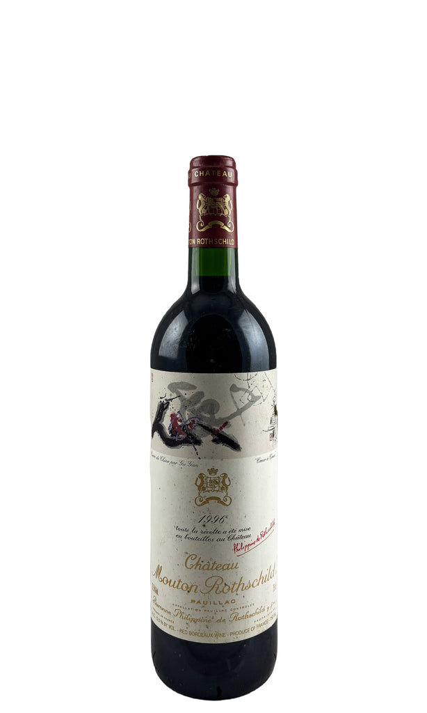 Bottle of Chateau Mouton-Rothschild, Pauillac, 1996 - Red Wine - Flatiron Wines & Spirits - New York