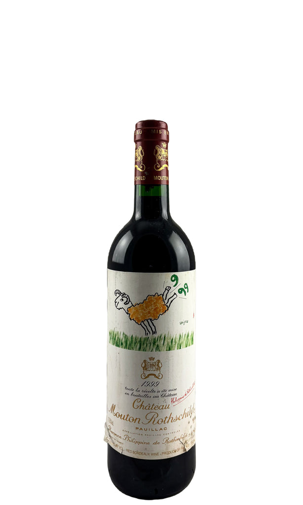 Bottle of Chateau Mouton-Rothschild, Pauillac, 1999 - Red Wine - Flatiron Wines & Spirits - New York