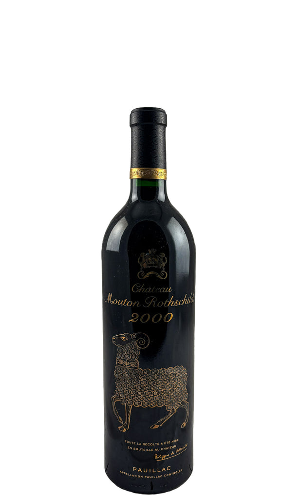 Bottle of Chateau Mouton-Rothschild, Pauillac, 2000 - Red Wine - Flatiron Wines & Spirits - New York