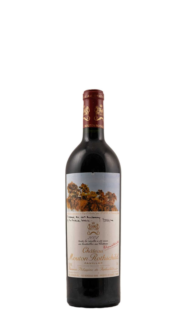 Bottle of Chateau Mouton Rothschild, Pauillac, 2004 - Red Wine - Flatiron Wines & Spirits - New York