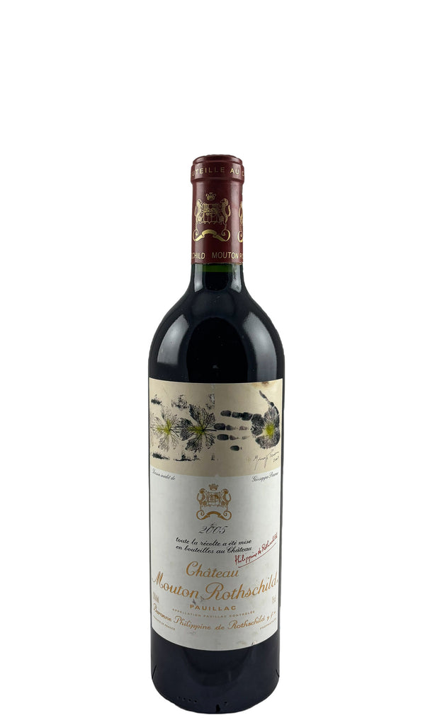 Bottle of Chateau Mouton-Rothschild, Pauillac, 2005 - Red Wine - Flatiron Wines & Spirits - New York
