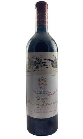 Bottle of Chateau Mouton Rothschild, Paulliac, 2005 - Red Wine - Flatiron Wines & Spirits - New York