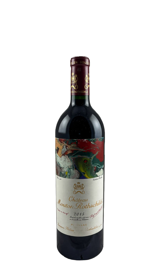 Bottle of Chateau Mouton-Rothschild, Pauillac, 2015 - Red Wine - Flatiron Wines & Spirits - New York
