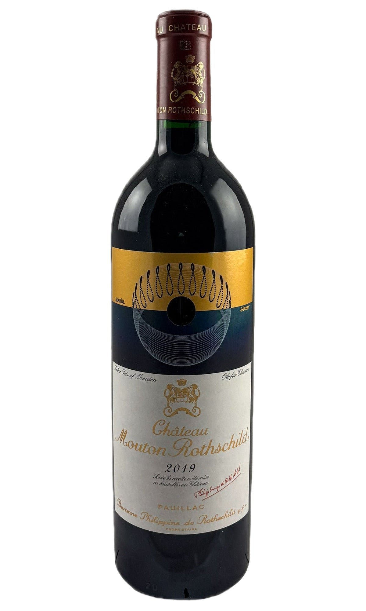 Bottle of Chateau Mouton-Rothschild, Pauillac, 2019 - Red Wine - Flatiron Wines & Spirits - New York
