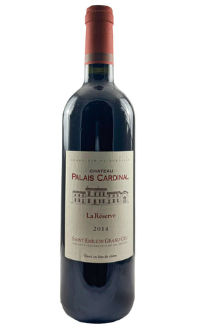 Bottle of Chateau Palais Cardinal, La Reserve Saint Emilion, 2014 - Red Wine - Flatiron Wines & Spirits - New York