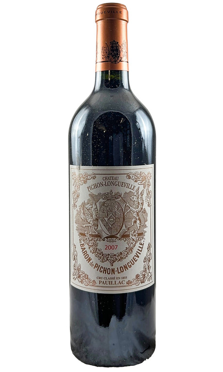 Bottle of Chateau Pichon-Baron, Pauillac, 2007 - Red Wine - Flatiron Wines & Spirits - New York