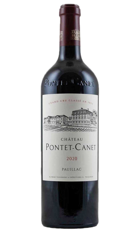 Bottle of Chateau Pontet-Canet, Pauillac 5eme Grand Cru Classe, 2020 - Red Wine - Flatiron Wines & Spirits - New York