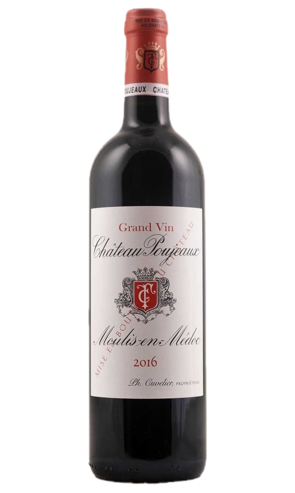 Bottle of Chateau Poujeaux, Moulis En Medoc, 2016 (Ex-Negociant) - Red Wine - Flatiron Wines & Spirits - New York
