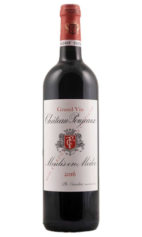 Bottle of Chateau Poujeaux, Moulis En Medoc, 2016 (Ex-Negociant) - Red Wine - Flatiron Wines & Spirits - New York