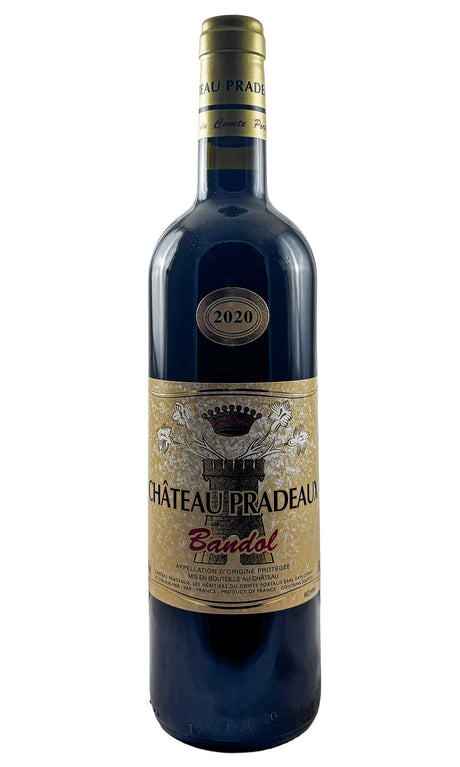 Bottle of Chateau Pradeaux, Bandol Rouge, 2020 - Red Wine - Flatiron Wines & Spirits - New York