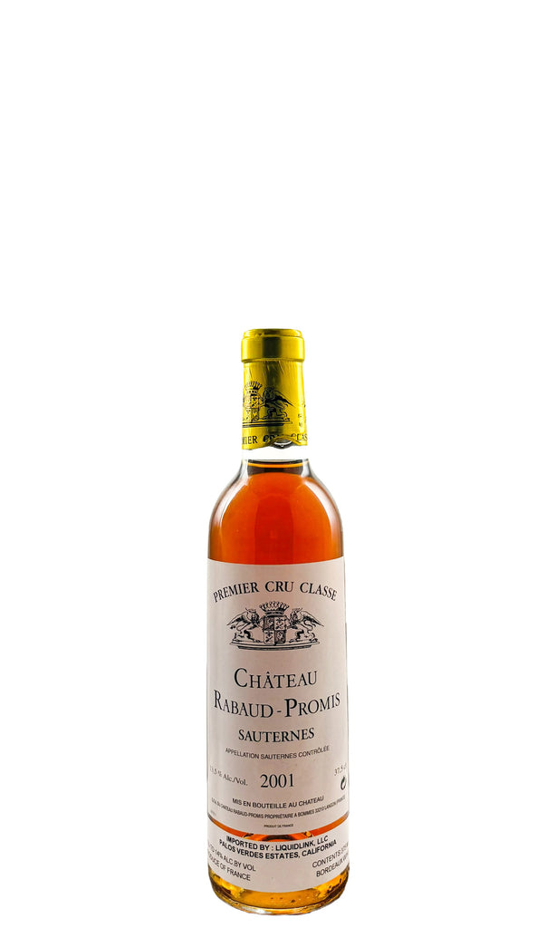 Bottle of Chateau Rabaud-Promis, Sauternes, 2001 (375ml) - Dessert Wine - Flatiron Wines & Spirits - New York