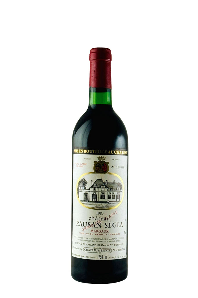 Bottle of Chateau Rauzan-Segla, Margaux, 1983 - Red Wine - Flatiron Wines & Spirits - New York