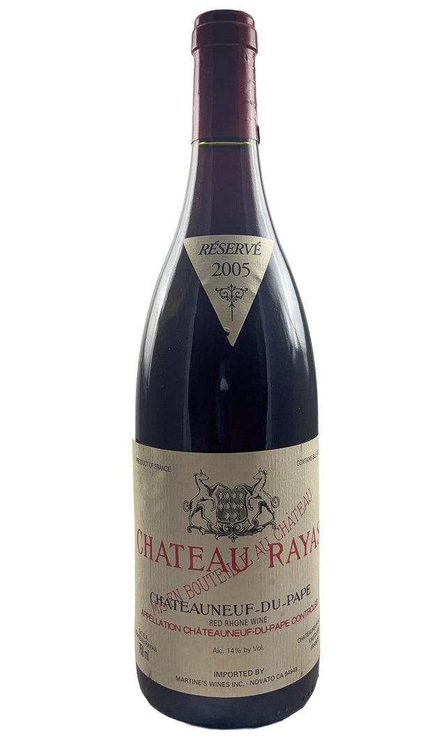 Bottle of Chateau Rayas, Chateauneuf-du-Pape, 2005 - Red Wine - Flatiron Wines & Spirits - New York