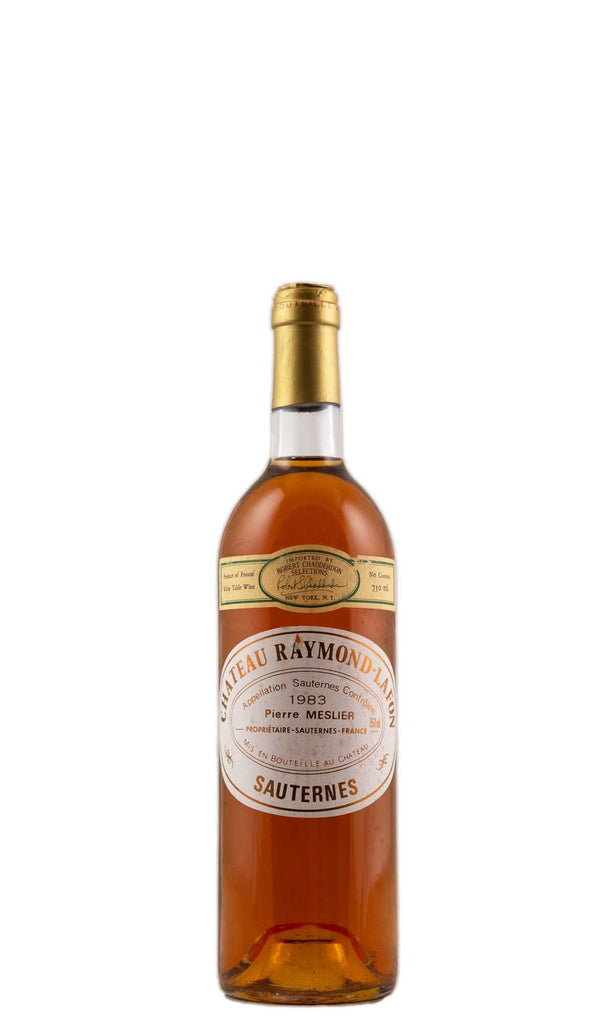 Bottle of Chateau Raymond-Lafon, Sauternes, 1983 - Dessert Wine - Flatiron Wines & Spirits - New York