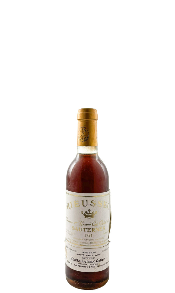 Bottle of Chateau Rieussec, Sauternes, 1983 (375ml) - Dessert Wine - Flatiron Wines & Spirits - New York