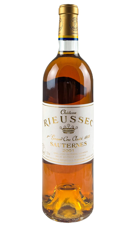 Bottle of Chateau Rieussec, Sauternes, 2001 - Dessert Wine - Flatiron Wines & Spirits - New York