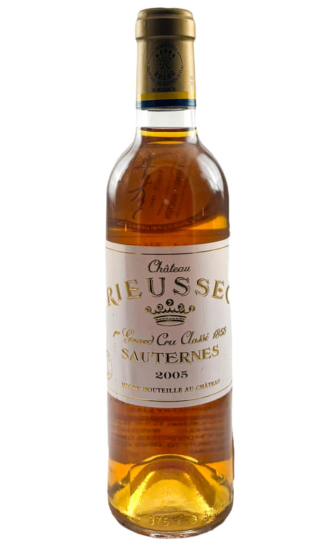 Bottle of Chateau Rieussec, Sauternes, 2005 (375mL) - Dessert Wine - Flatiron Wines & Spirits - New York