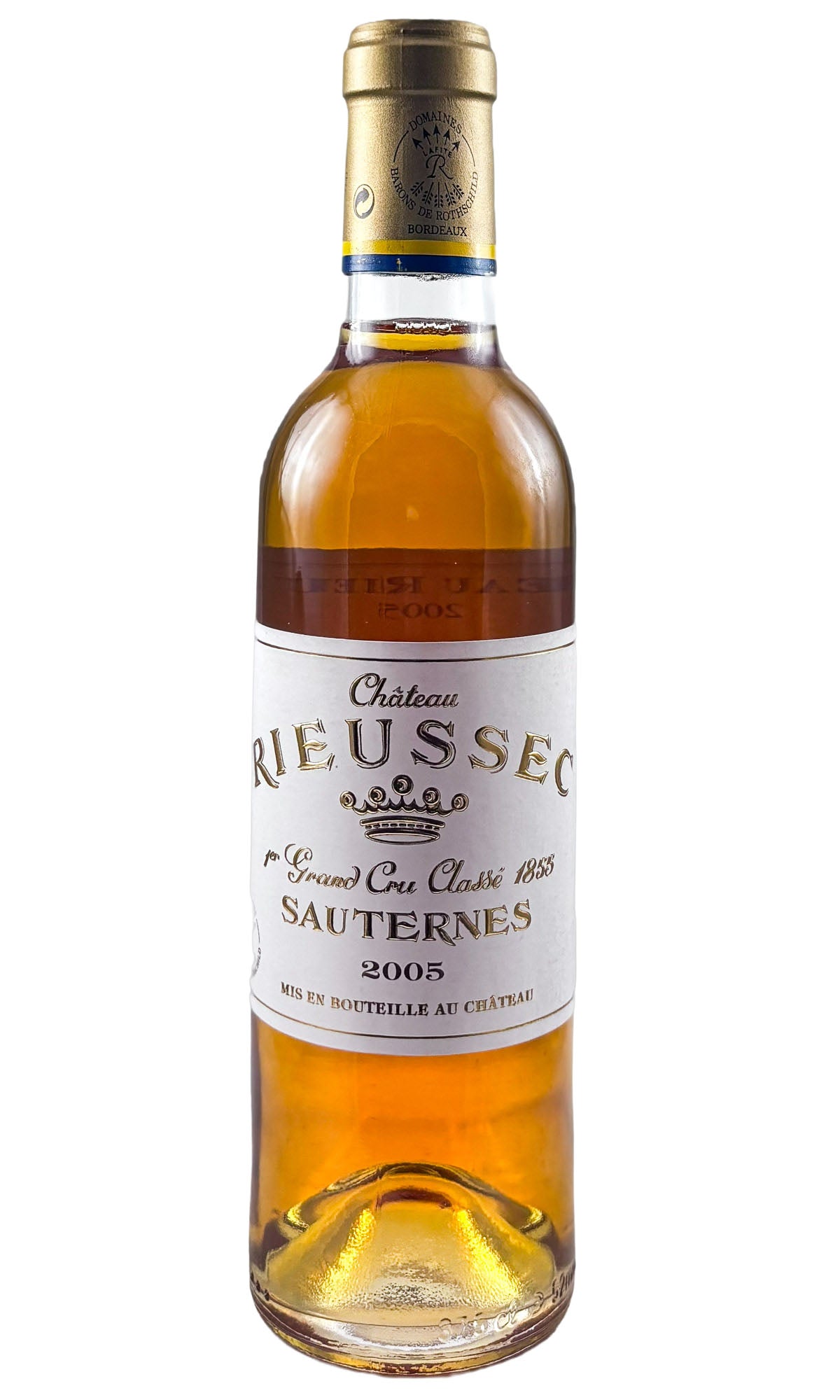 Bottle of Chateau Rieussec, Sauternes, 2005 (375ml) - Dessert Wine - Flatiron Wines & Spirits - New York
