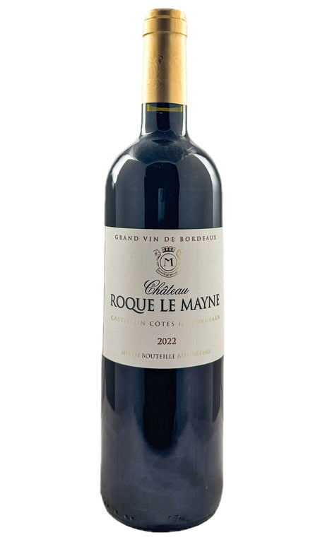 Bottle of Chateau Roque Le Mayne, Castillon Cotes de Bordeaux, 2022 - Red Wine - Flatiron Wines & Spirits - New York
