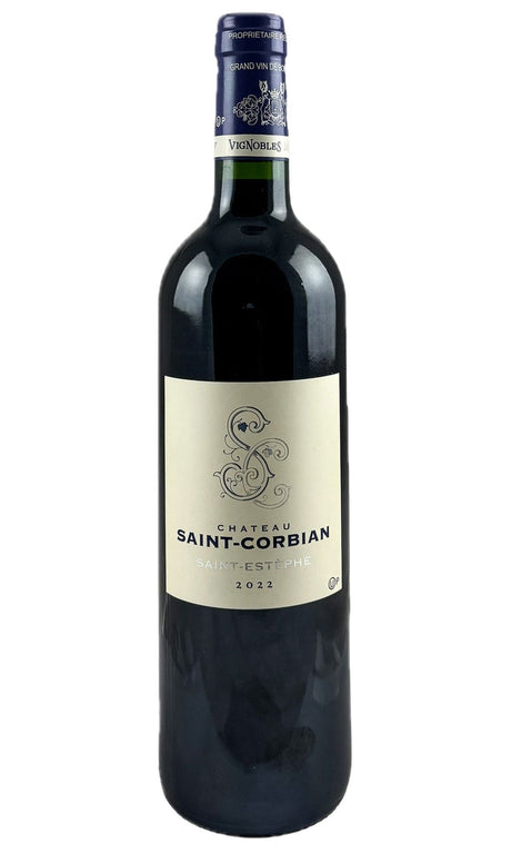 Bottle of Chateau Saint Corbian, Saint-Estephe, 2022 (Kosher) - Red Wine - Flatiron Wines & Spirits - New York