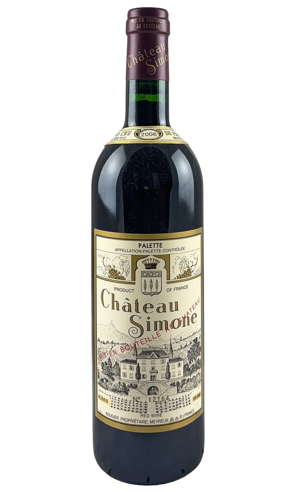 Bottle of Chateau Simone, Palette Rouge, 2006 - Red Wine - Flatiron Wines & Spirits - New York