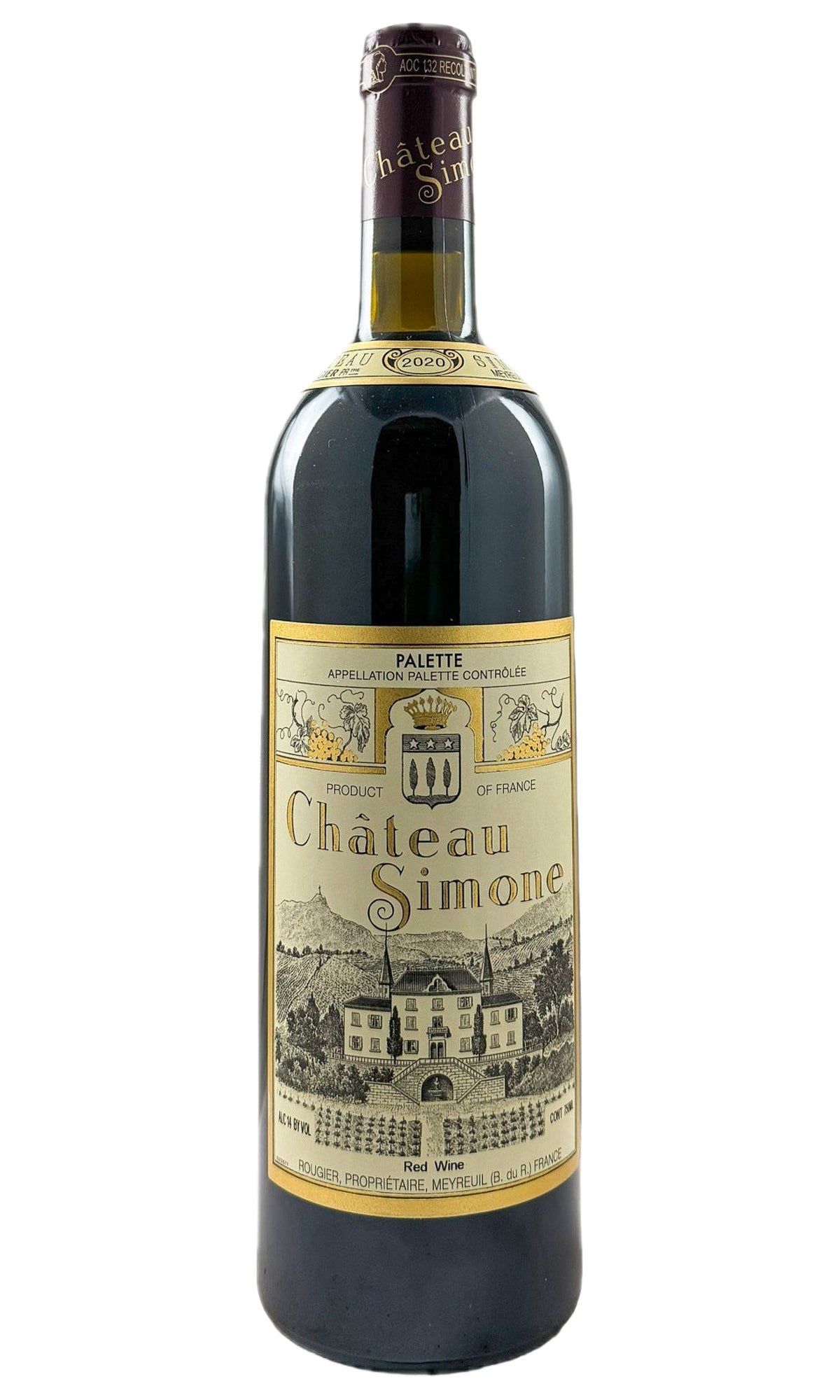 Bottle of Chateau Simone, Palette Rouge, 2020 - Red Wine - Flatiron Wines & Spirits - New York