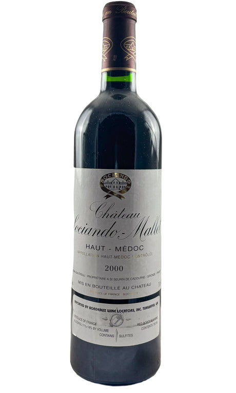 Bottle of Chateau Sociando Mallet, Haut Medoc, 2000 - Red Wine - Flatiron Wines & Spirits - New York