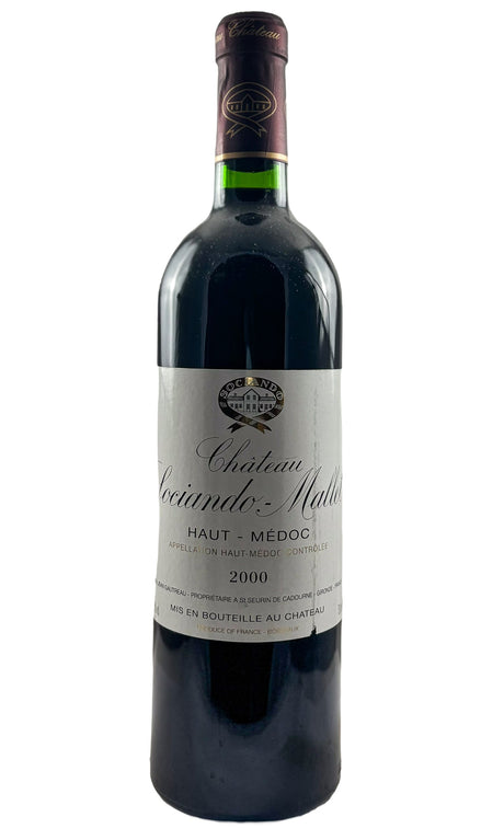 Bottle of Chateau Sociando-Mallet, Medoc, 2000 - Red Wine - Flatiron Wines & Spirits - New York