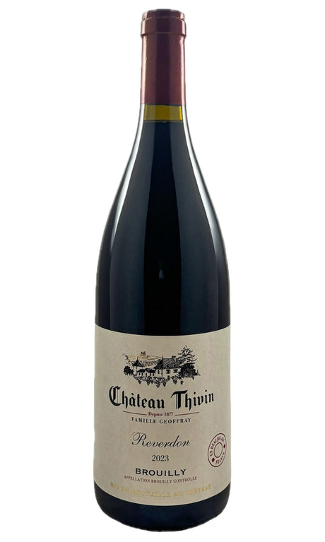 Bottle of Chateau Thivin, Brouilly "Reverdon", 2023 - Red Wine - Flatiron Wines & Spirits - New York