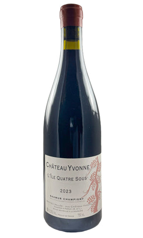 Bottle of Chateau Yvonne, Saumur-Champigny L'Ile Quatre Sous, 2023 - Red Wine - Flatiron Wines & Spirits - New York