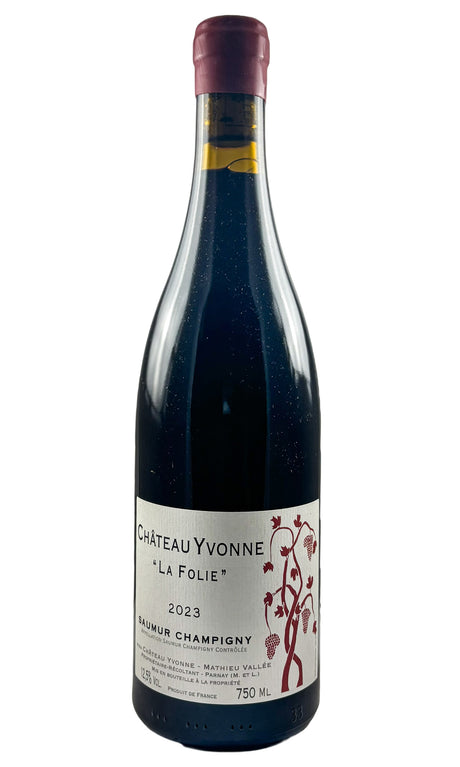 Bottle of Chateau Yvonne, Saumur-Champigny La Folie, 2023 - Red Wine - Flatiron Wines & Spirits - New York