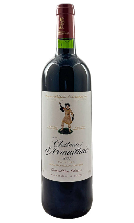 Bottle of Chateau d'Armailhac, Pauillac, 2004 - Red Wine - Flatiron Wines & Spirits - New York