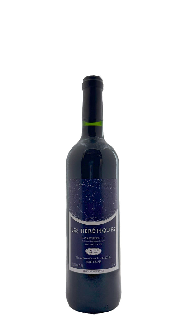 Bottle of Chateau d'Oupia, Pays d'Herault 'Les Heretiques', 2023 - Red Wine - Flatiron Wines & Spirits - New York