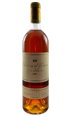 Bottle of Chateau d'Yquem, Sauternes, 1997 - Dessert Wine - Flatiron Wines & Spirits - New York