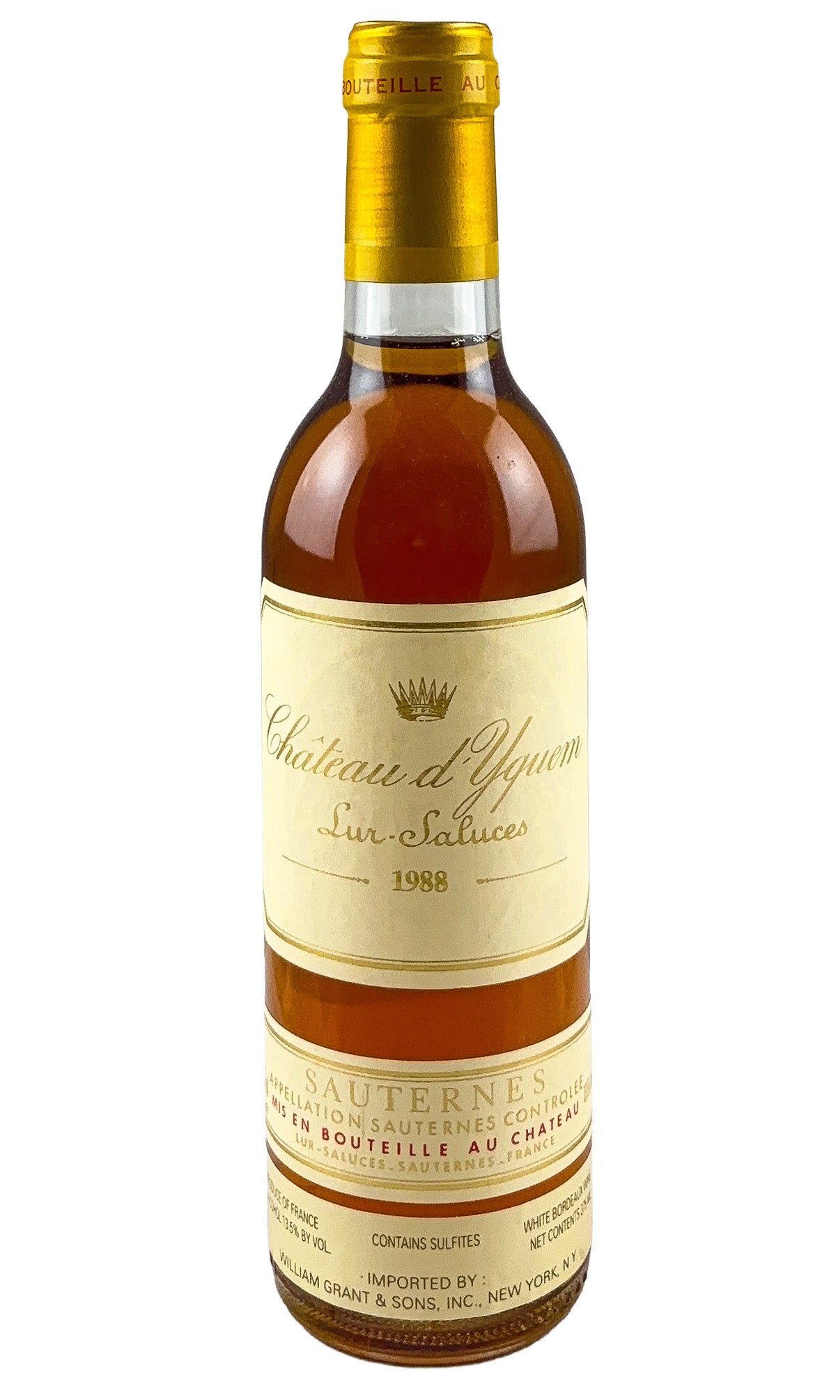 Bottle of Chateau d'Yquem, Sauternes 1er Cru, 1988 (375ml) - Dessert Wine - Flatiron Wines & Spirits - New York