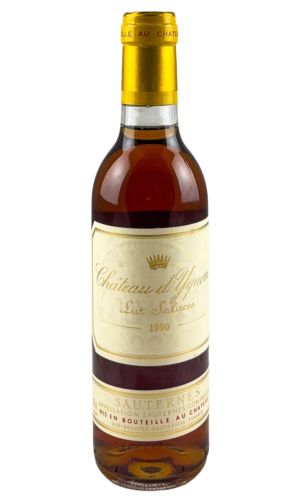 Bottle of Chateau d'Yquem, Sauternes 1er Cru, 1990 (375ml) - Dessert Wine - Flatiron Wines & Spirits - New York