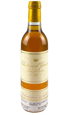 Bottle of Chateau d'Yquem, Sauternes 1er Cru, 1995 (375ml) - Dessert Wine - Flatiron Wines & Spirits - New York